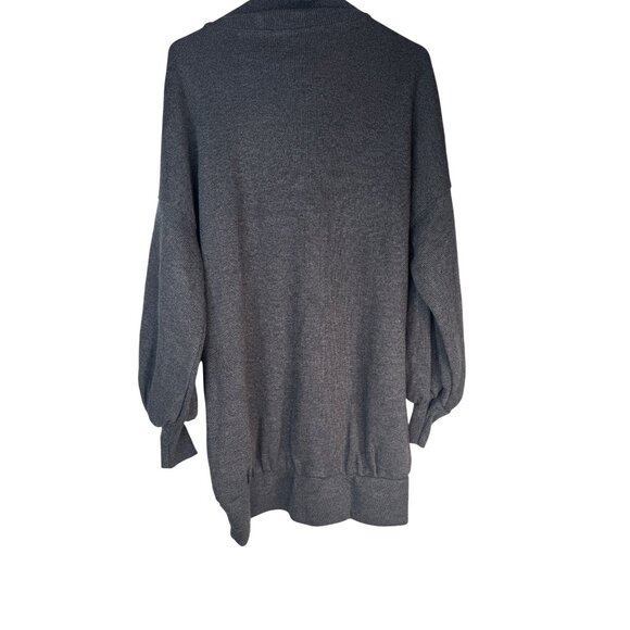 2/$30 NWT Choosy Gray XS Bishop Sleeve Sweater Dress - Picture 8 of 16